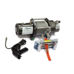 Лебедка электрическая автомобильная СТОКРАТ SD 8.0 SSW (короткий барабан), 12V, 5.5 л.с.