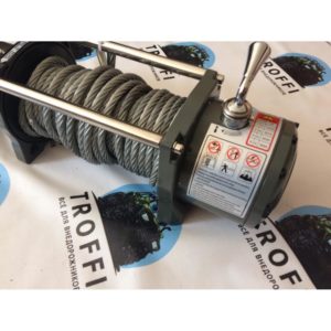 Лебёдка электрическая 12V Electric Winch 12000 lbs 5443 кг (влагозащищенная)