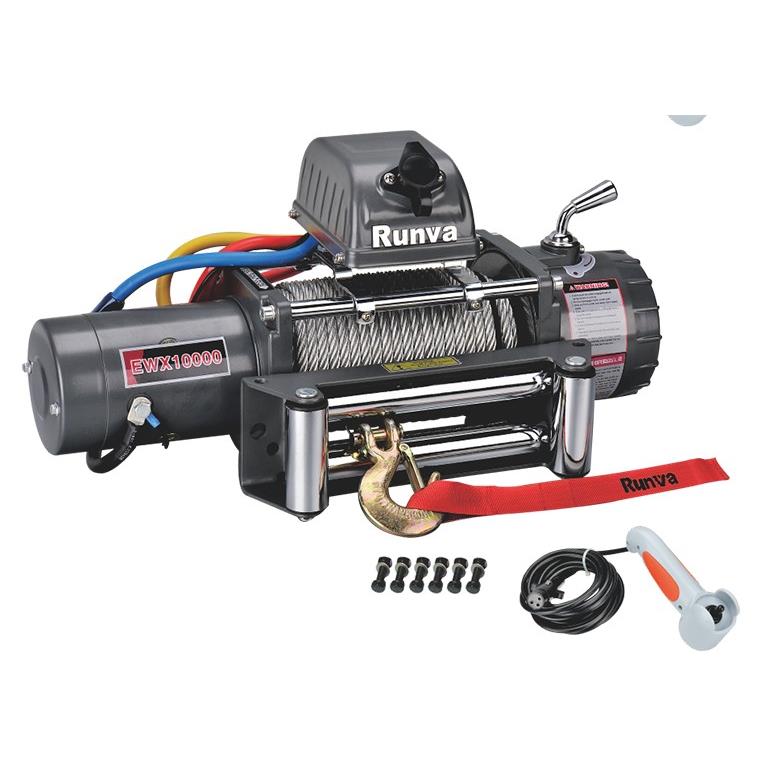 Лебёдка электрическая 12V Runva 10000 lbs 4500 кг