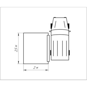 Маркиза автомобильная РИФ 2,5х2 м