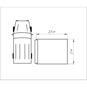 Маркиза автомобильная РИФ 2х2,5 м