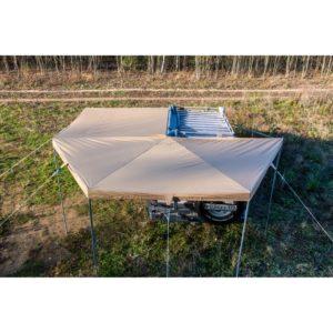 Маркиза автомобильная РИФ комбинированная (прямоугольная с веерной частью) 2 м