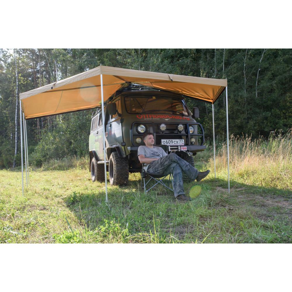 Маркиза автомобильная РИФ веерная 2х2 м (правая)