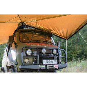 Маркиза автомобильная РИФ веерная 2х2 м (правая)