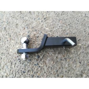 Переходник фаркопа в квадрат 50x50 стандартный (шар хром 50мм.)