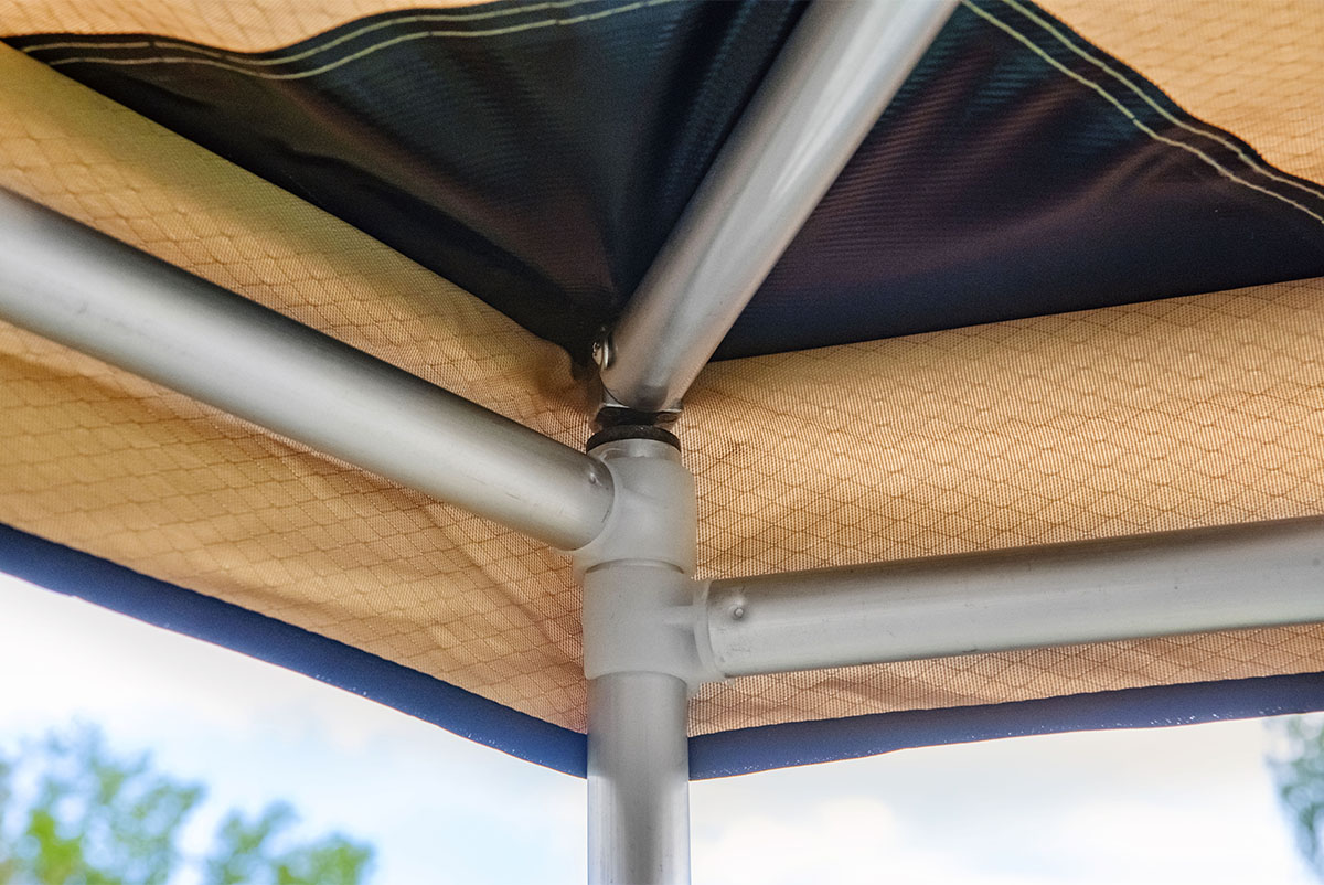 Маркиза автомобильная РИФ комбинированная (прямоугольная с веерной частью) 2,5 м (правая) — изображение 7