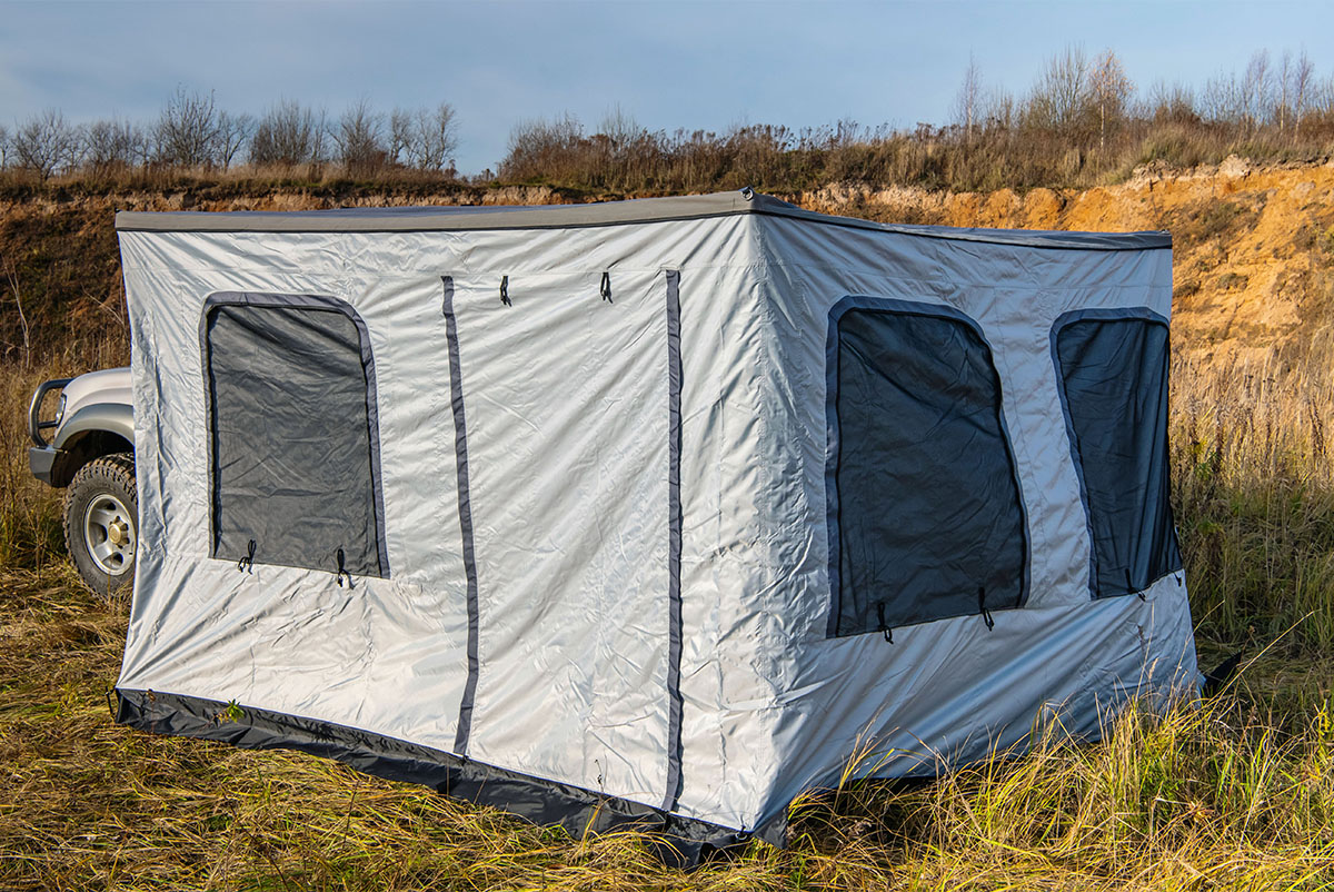 Стенки к автомобильной веерной маркизе (тамбур) РИФ 2х2,3 м — изображение 2