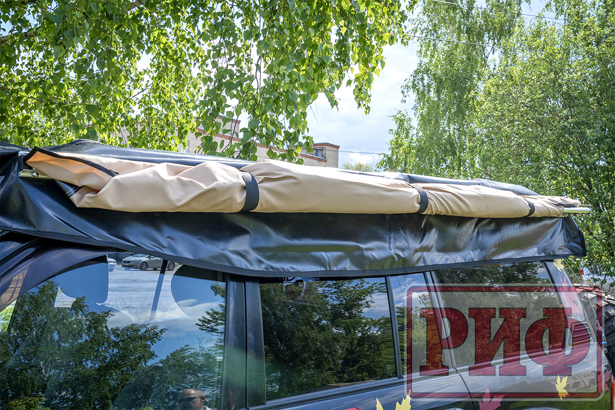 Маркиза автомобильная РИФ комбинированная (прямоугольная с веерной частью) 2,5х2,0 м (левая) — изображение 17