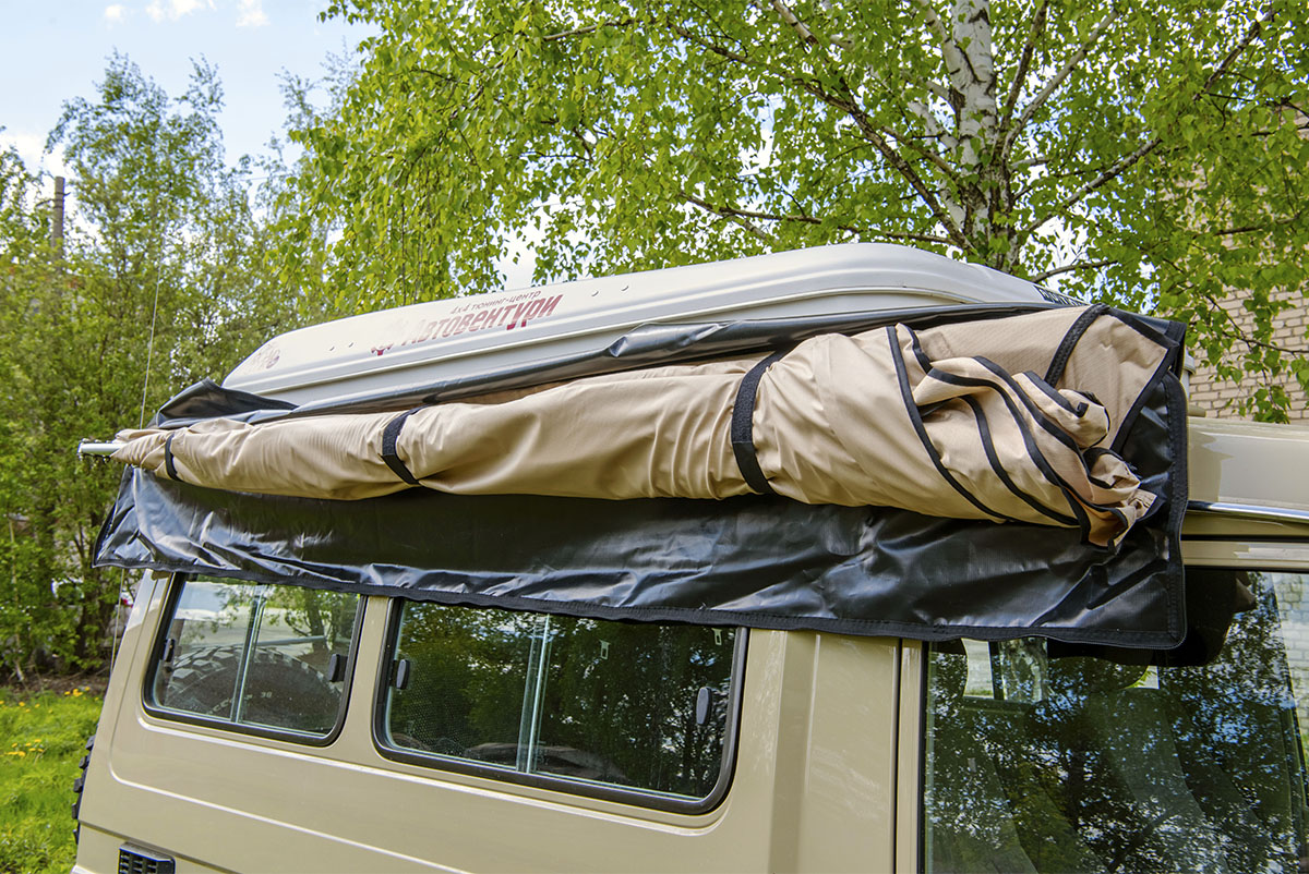 Маркиза автомобильная РИФ веерная 2,5х2,5 м (правая) — изображение 16