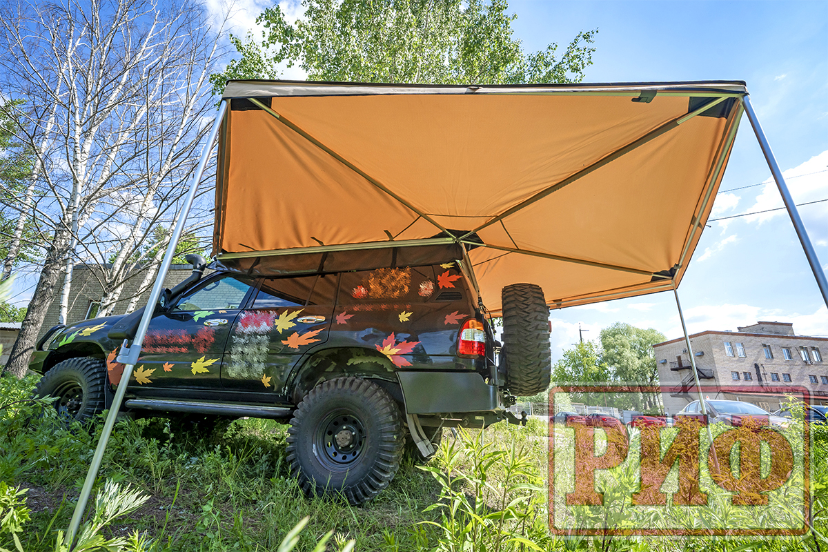 Маркиза автомобильная РИФ веерная 2,5х2,0 м (левая) — изображение 14