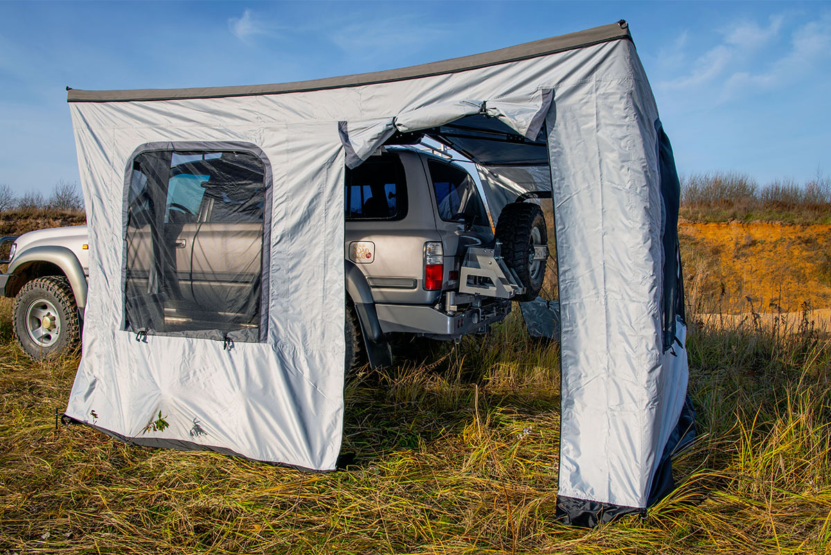 Стенки к автомобильной веерной маркизе (тамбур) РИФ 2х2,3 м — изображение 6