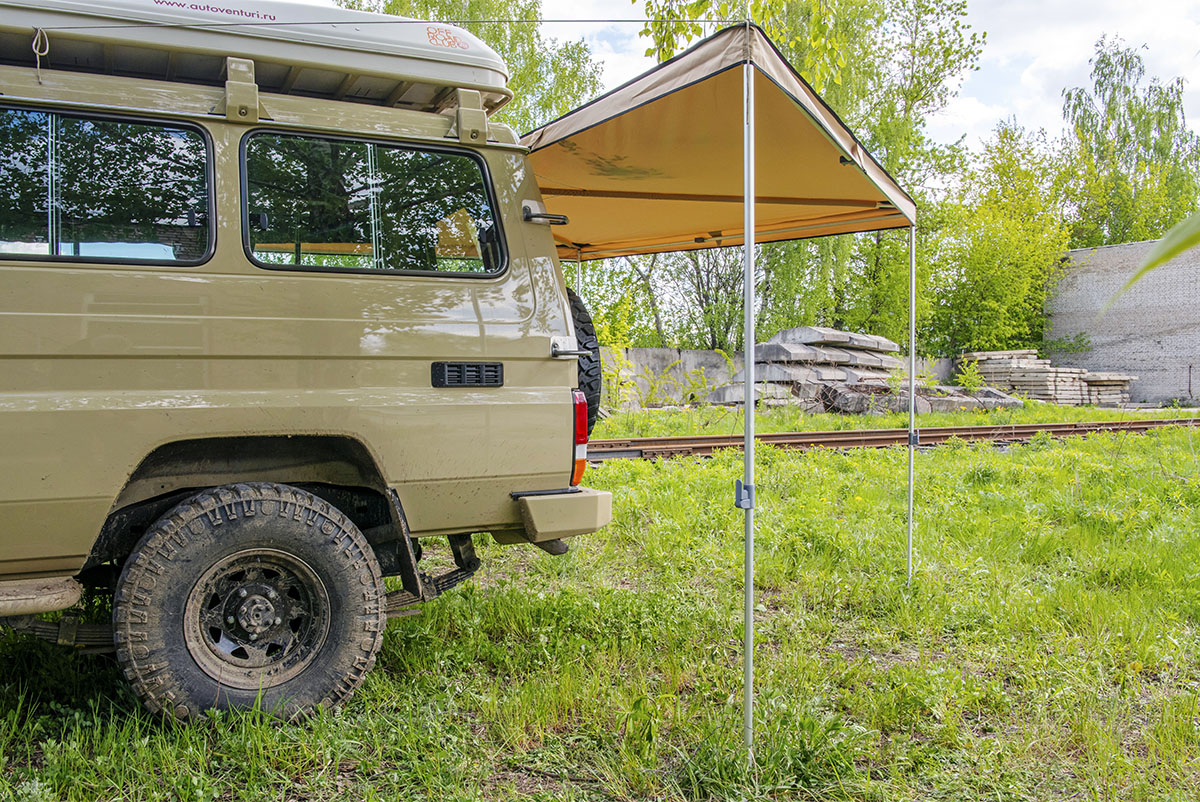 Маркиза автомобильная РИФ веерная 2,5х2,5 м (правая) — изображение 8