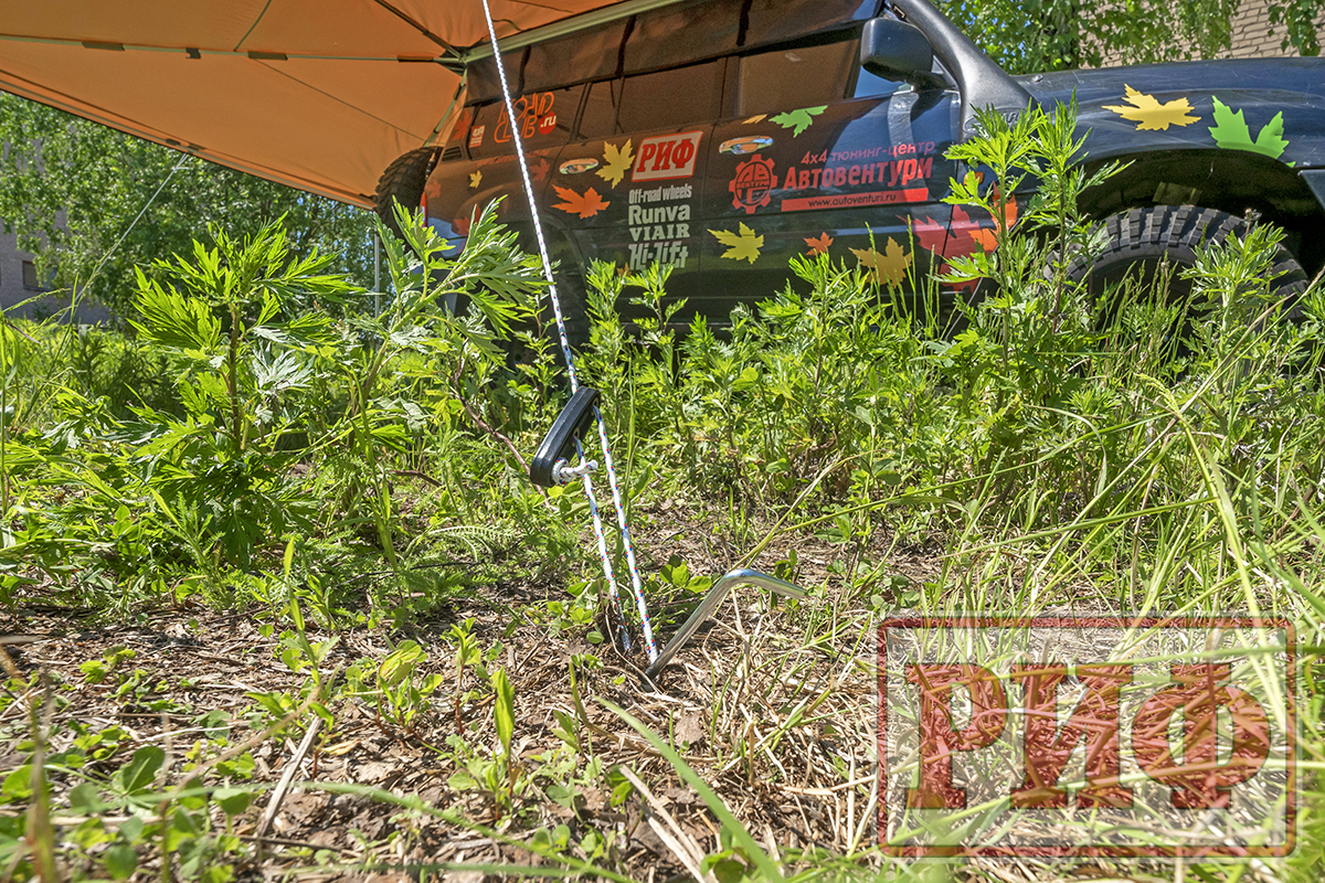 Маркиза автомобильная РИФ веерная 2.5х3,0 м (правая) — изображение 3