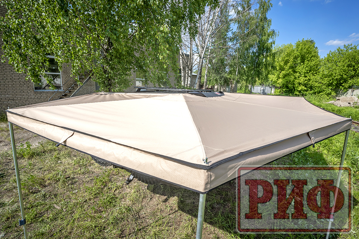 Маркиза автомобильная РИФ комбинированная (прямоугольная с веерной частью) 2,5х2,0 м (правая) — изображение 18
