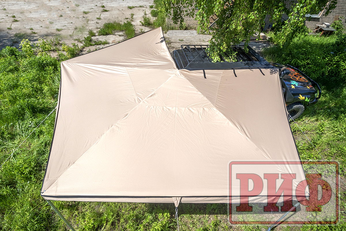 Маркиза автомобильная РИФ веерная 2.5х3,0 м (правая) — изображение 12