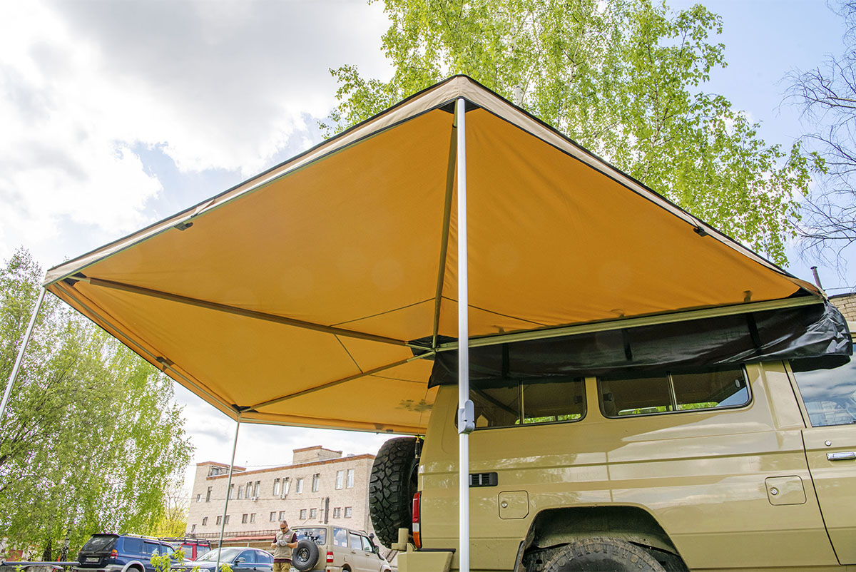 Маркиза автомобильная РИФ веерная 2,5х2,5 м (правая) — изображение 4