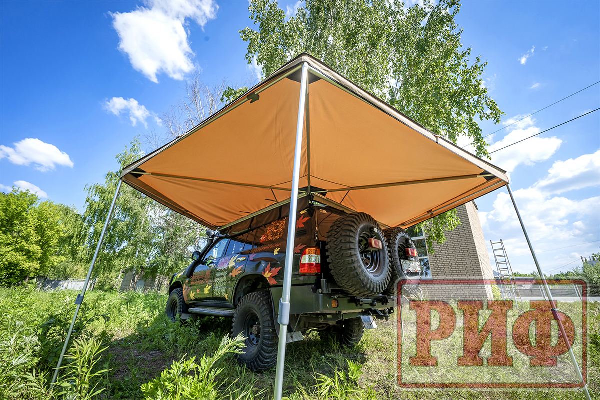 Маркиза автомобильная РИФ веерная 2,5х2,0 м (левая) — изображение 3