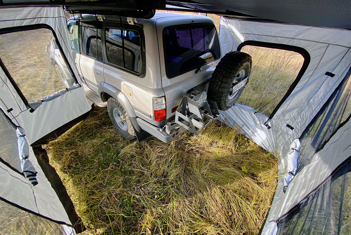 Стенки к автомобильной веерной маркизе (тамбур) РИФ 2х2,3 м — изображение 3