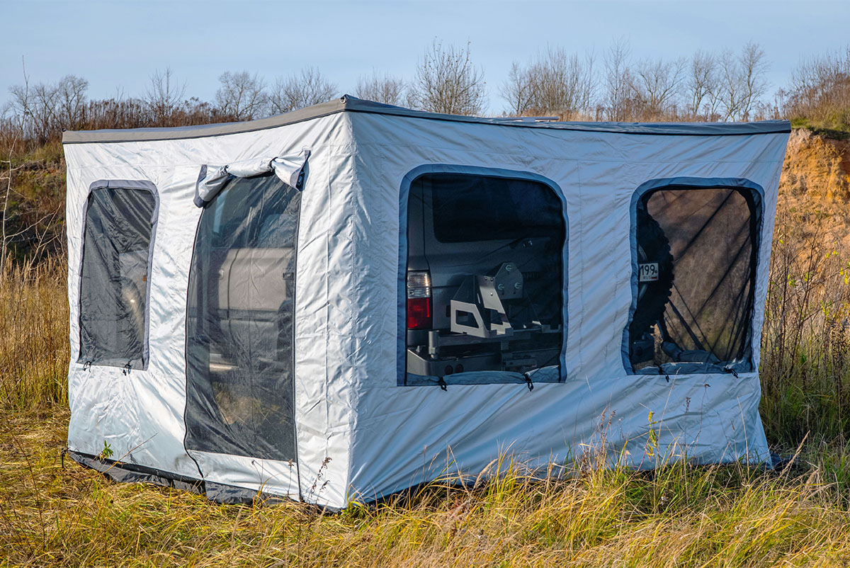 Стенки к автомобильной веерной маркизе (тамбур) РИФ 2х2,3 м — изображение 10