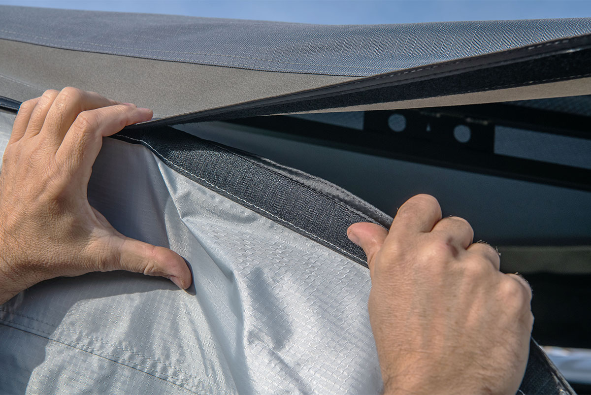 Стенки к автомобильной веерной маркизе (тамбур) РИФ 2х2,3 м — изображение 9