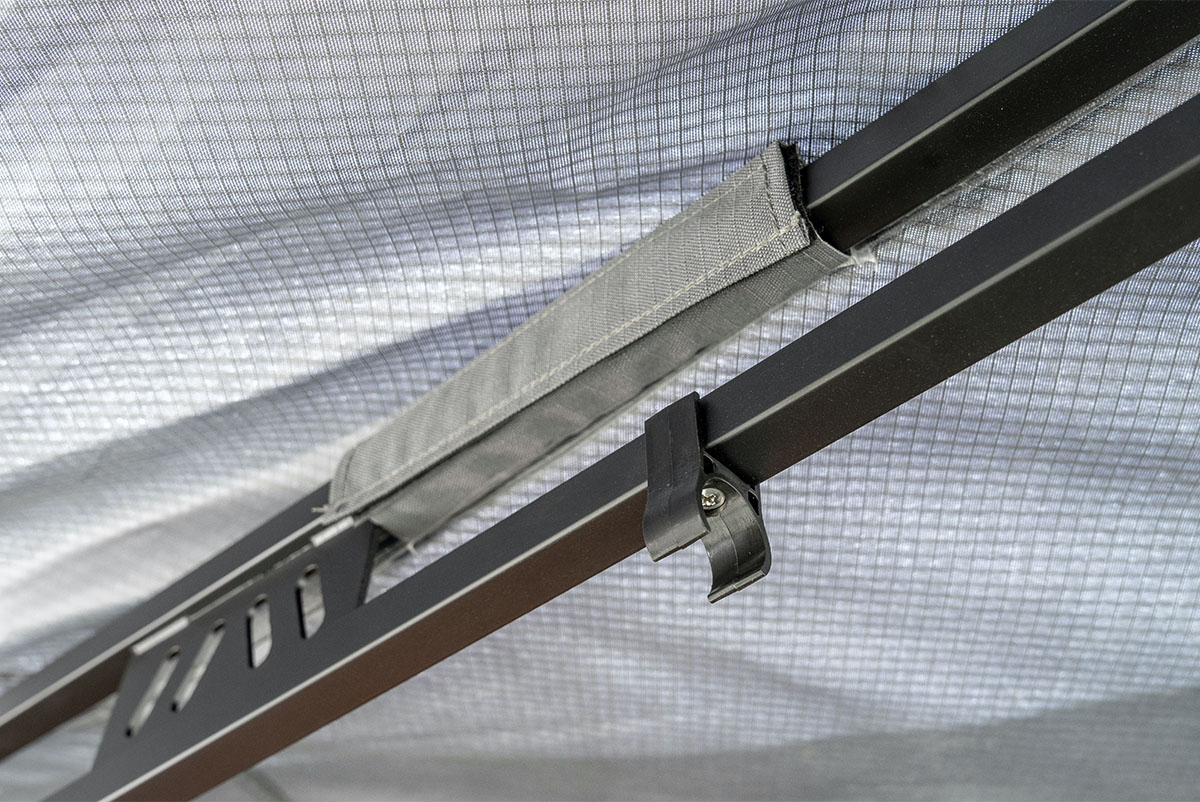 Маркиза автомобильная РИФ веерная, безопорная 2х2,3 м (правая) — изображение 8