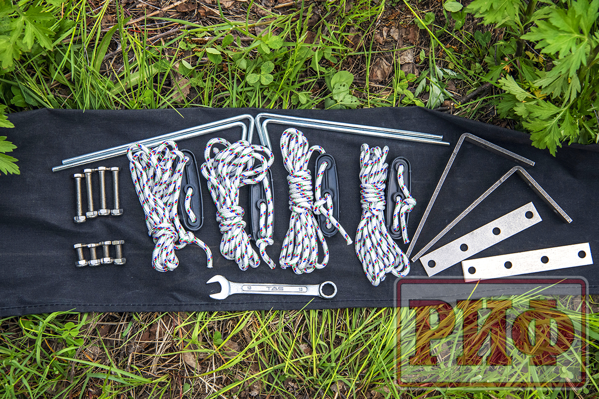 Маркиза автомобильная РИФ веерная 2,5х2,5 м (правая) — изображение 14