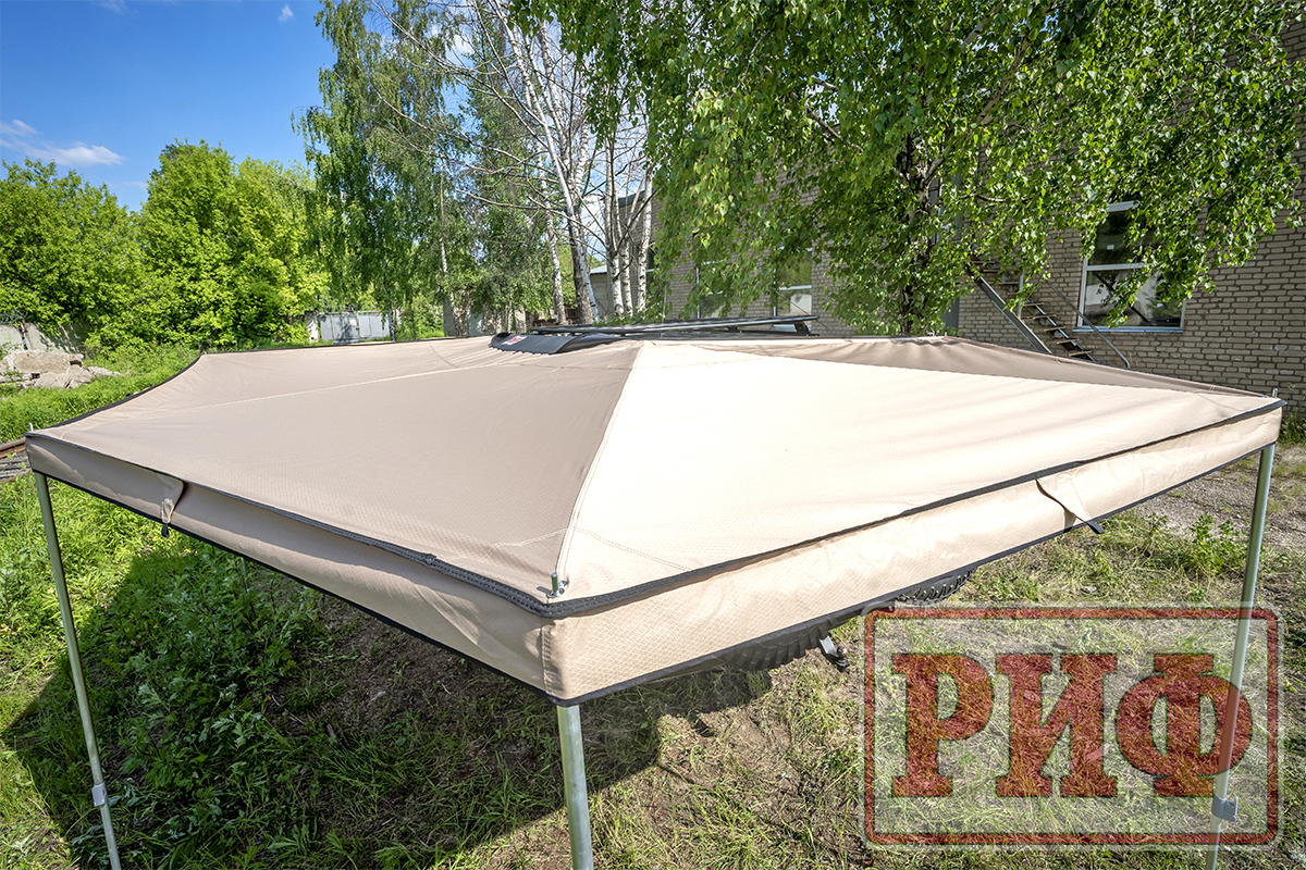 Маркиза автомобильная РИФ комбинированная (прямоугольная с веерной частью) 2,5х2,0 м (левая) — изображение 11