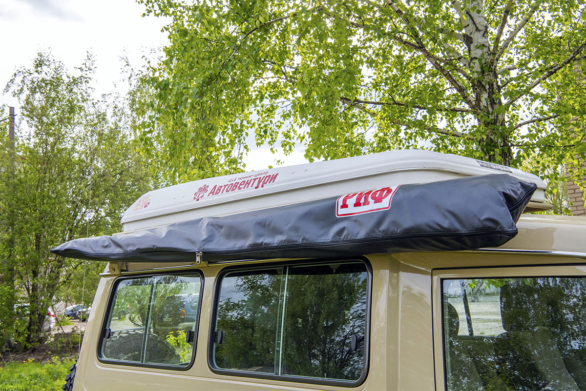 Маркиза автомобильная РИФ комбинированная (прямоугольная с веерной частью) 2,5 м (правая) — изображение 11