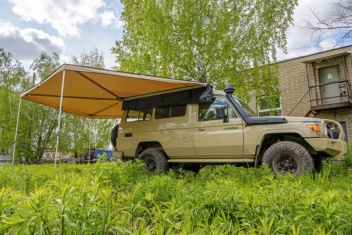 Маркиза автомобильная РИФ веерная 2,5х2,5 м (правая) — изображение 19