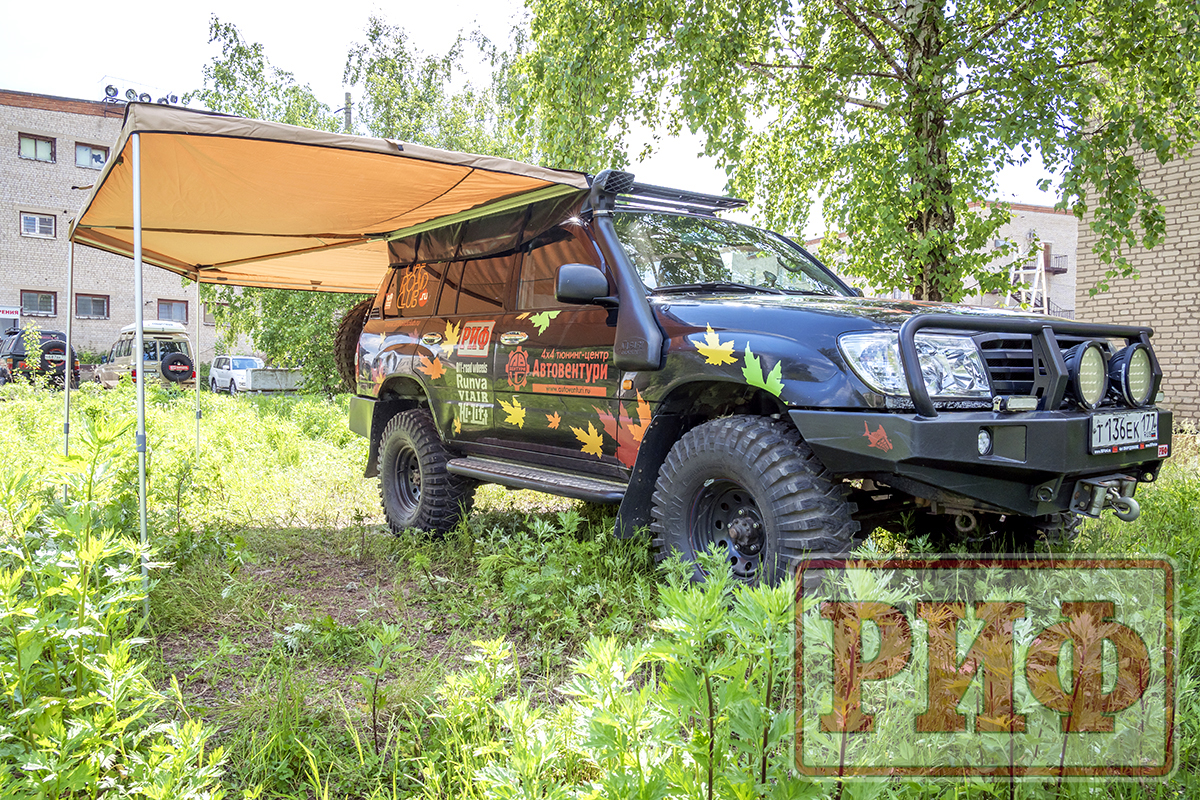 Маркиза автомобильная РИФ комбинированная (прямоугольная с веерной частью) 2,5х2,0 м (правая) — изображение 10