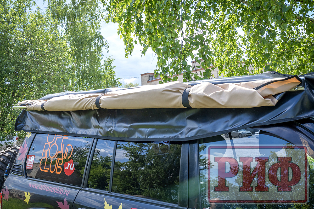 Маркиза автомобильная РИФ комбинированная (прямоугольная с веерной частью) 2,5х2,0 м (правая) — изображение 13