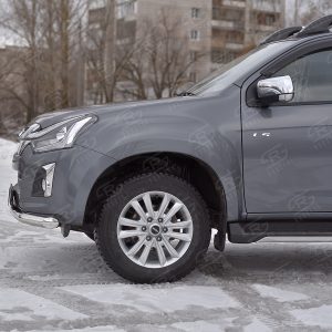 Защита переднего бампера d76 секции Russtal ISUZU D-MAX 2019-2021