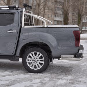 Защита заднего бампера d63 секции-d63 прямые Russtal ISUZU D-MAX 2019-2021