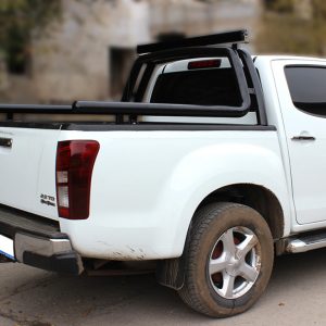 Дуга в кузов двойная d-76, сталь, окрашенная порошковой краской, цвет-черный (IDM_4)