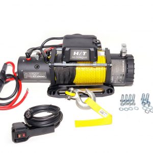 Лебедка электрическая HT12000 12В с синтетическим тросом
